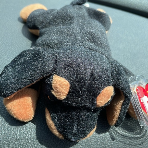 3 Beanie Baby Puppies Doby, Fetch, & Bernie - Picture 6 of 7